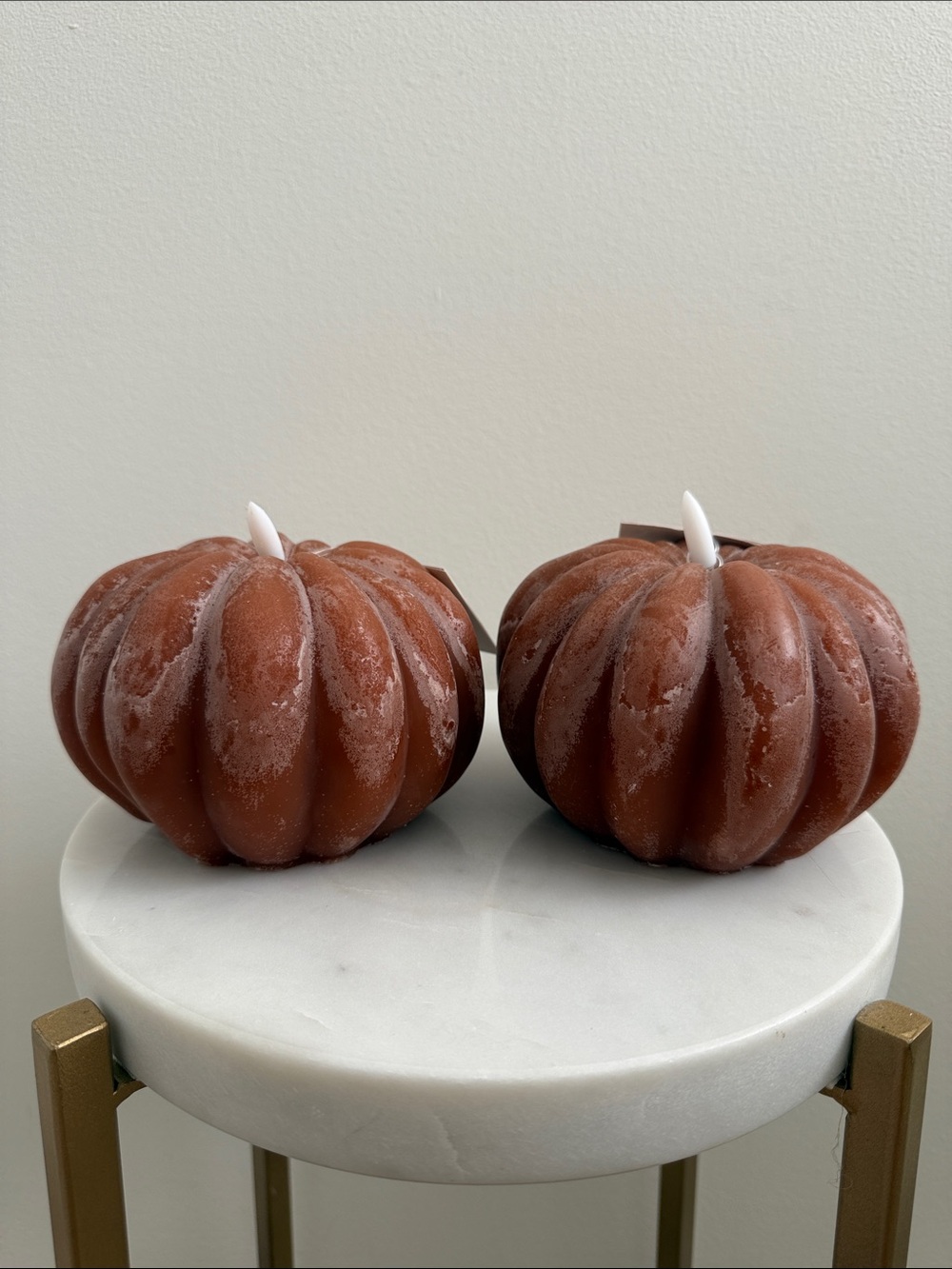 Hobby Lobby Viral Pumpkin LED Candle, Set Of 2